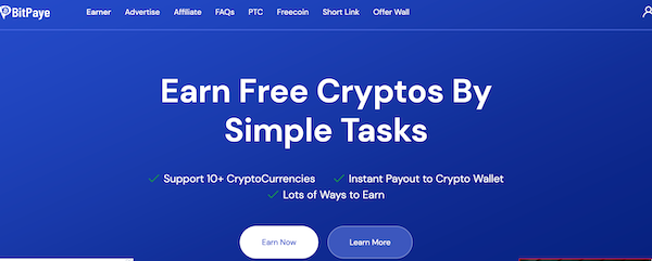 BitPaye - one of the best high paying bitcoin faucet