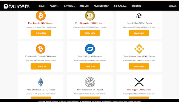 xfaucets - one of the best high paying bitcoin faucet